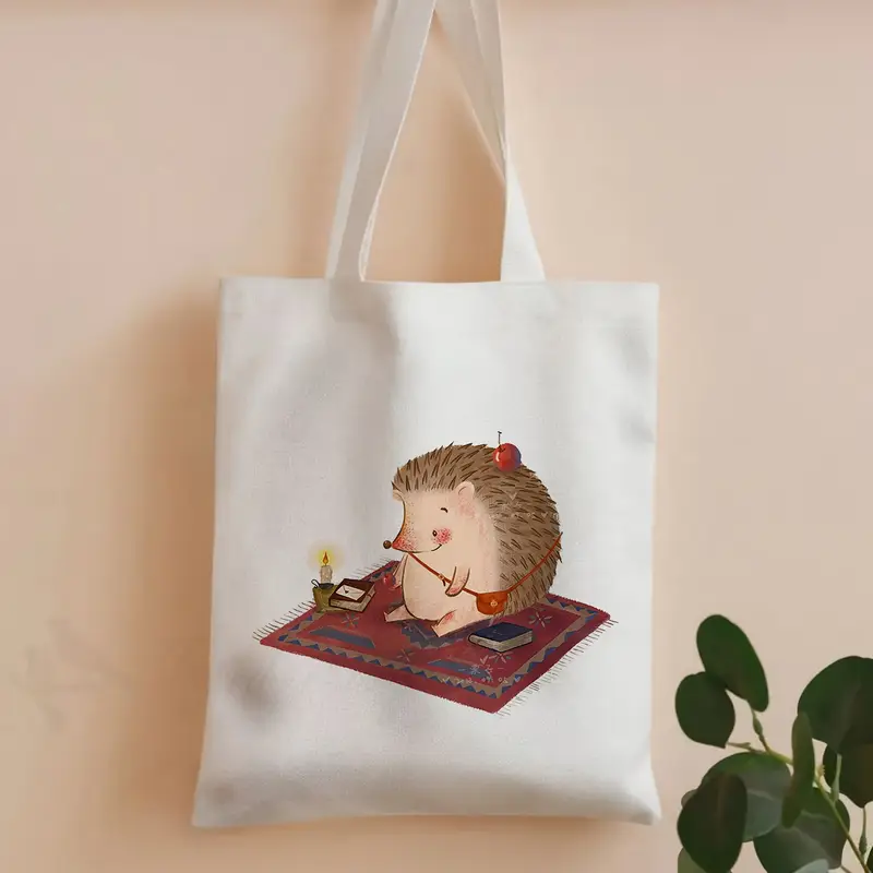 Vintage Fashion Library - Borsa tote in tela con grafica