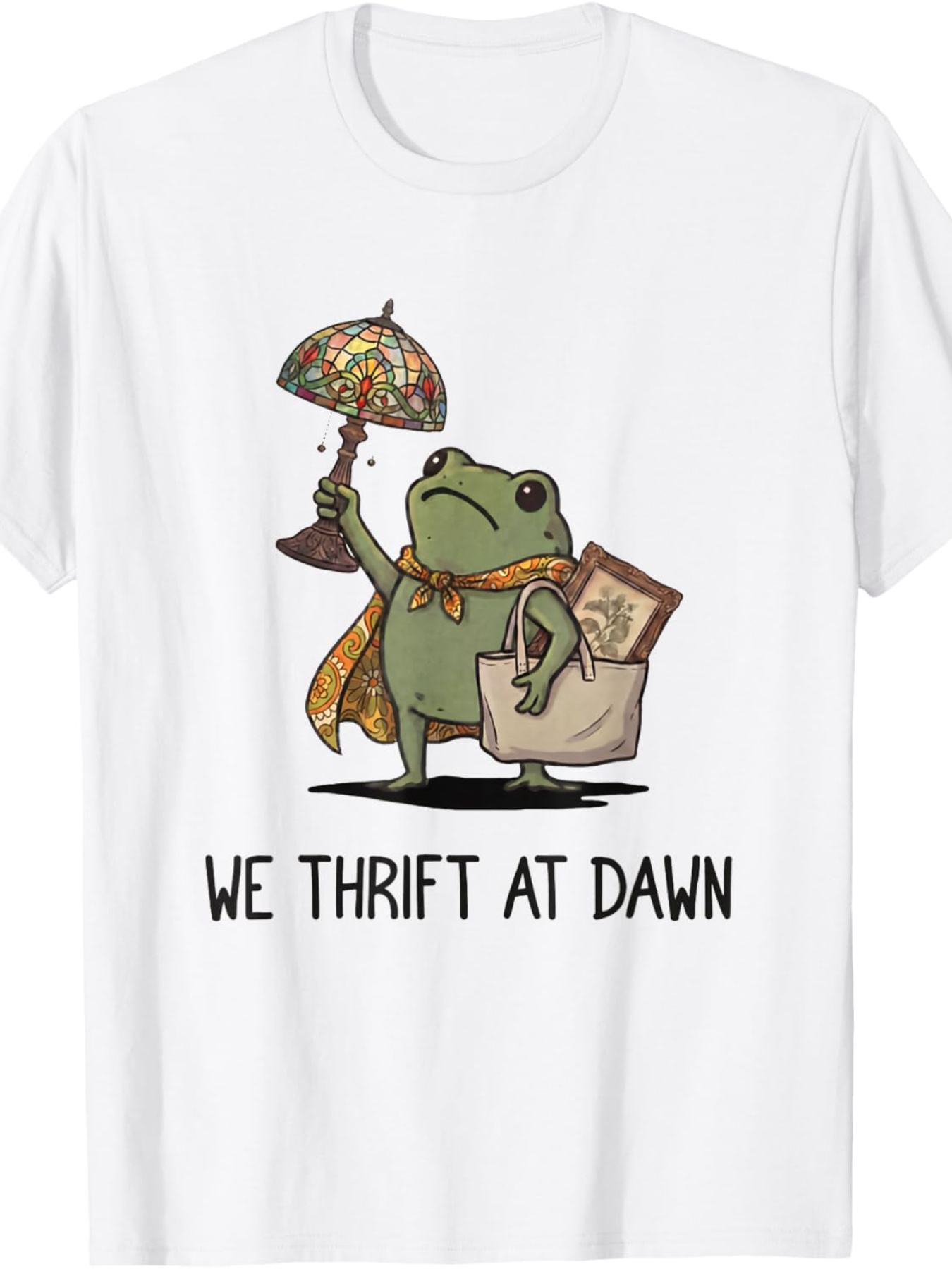 Thrift Vintage Fashion Usa - We Thrift at Dawn - T-shirt