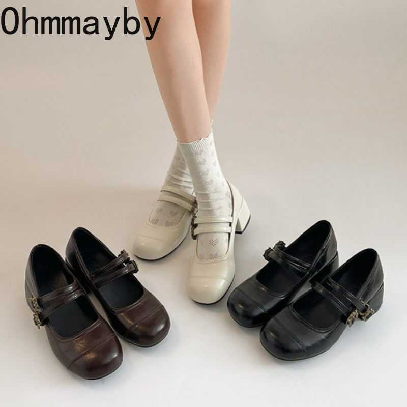 Vintage Fashion Women Dresses - Scarpe Mary Jane da donna con