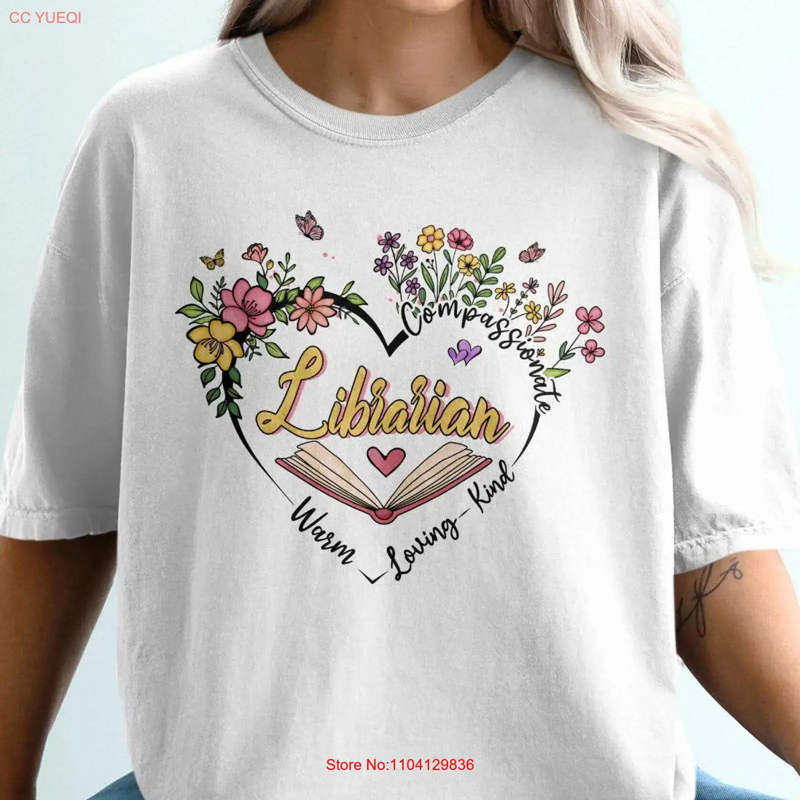 Vintage Fashion Library - Maglietta da Bibliotecario/a, Amante della Biblioteca,