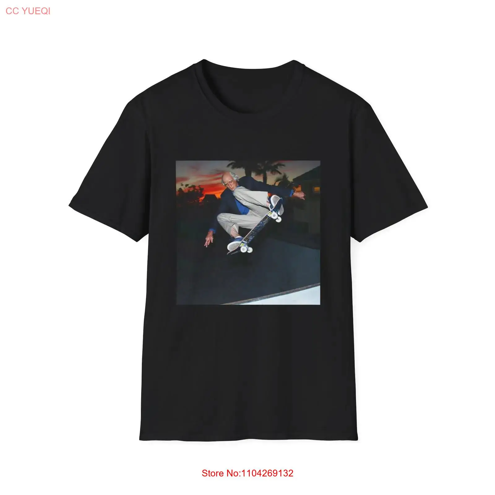 Vintage Fashion Photos - T-shirt Tony Hawk come Larry David,