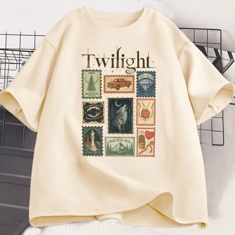 Vintage Fashion Books - T-shirt Vintage Twilight Forks per Amanti