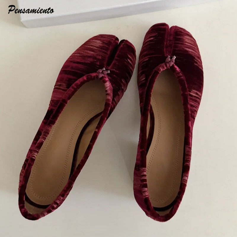 Vintage Fashion Design - Scarpe da Donna Stile Ballerina con