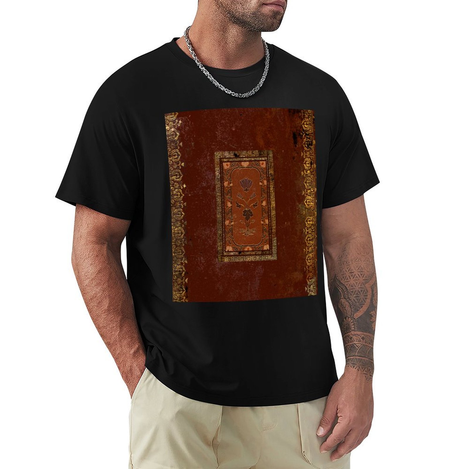 Vintage Fashion Books - T-shirt vintage vittoriana con copertina effetto