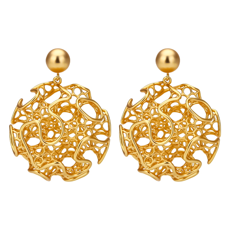 Vintage Fashion Websites - IVOG orecchini Vintage rotondi per le
