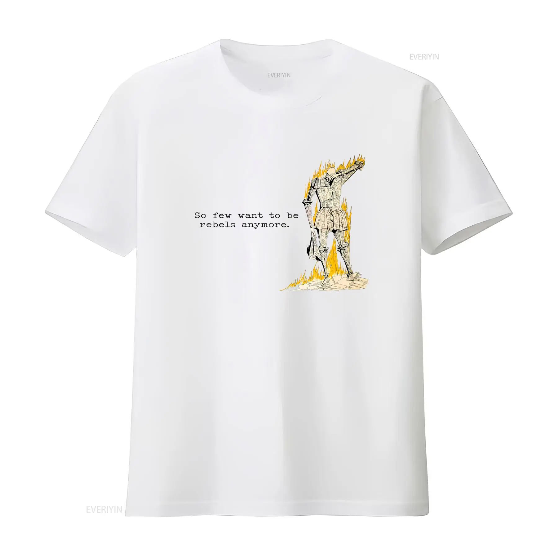 Vintage Fashion Newspaper - T-shirt casual da uomo con stampa