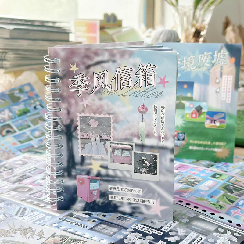 Vintage Fashion Books - Mr. Paper Time Libro di adesivi