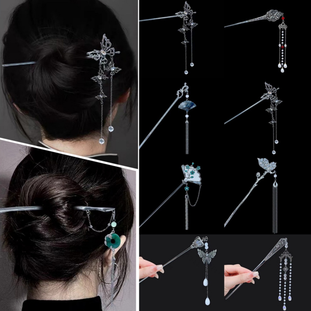 Vintage Fashion In Chinese - 18 cm stile cinese forcina elegante