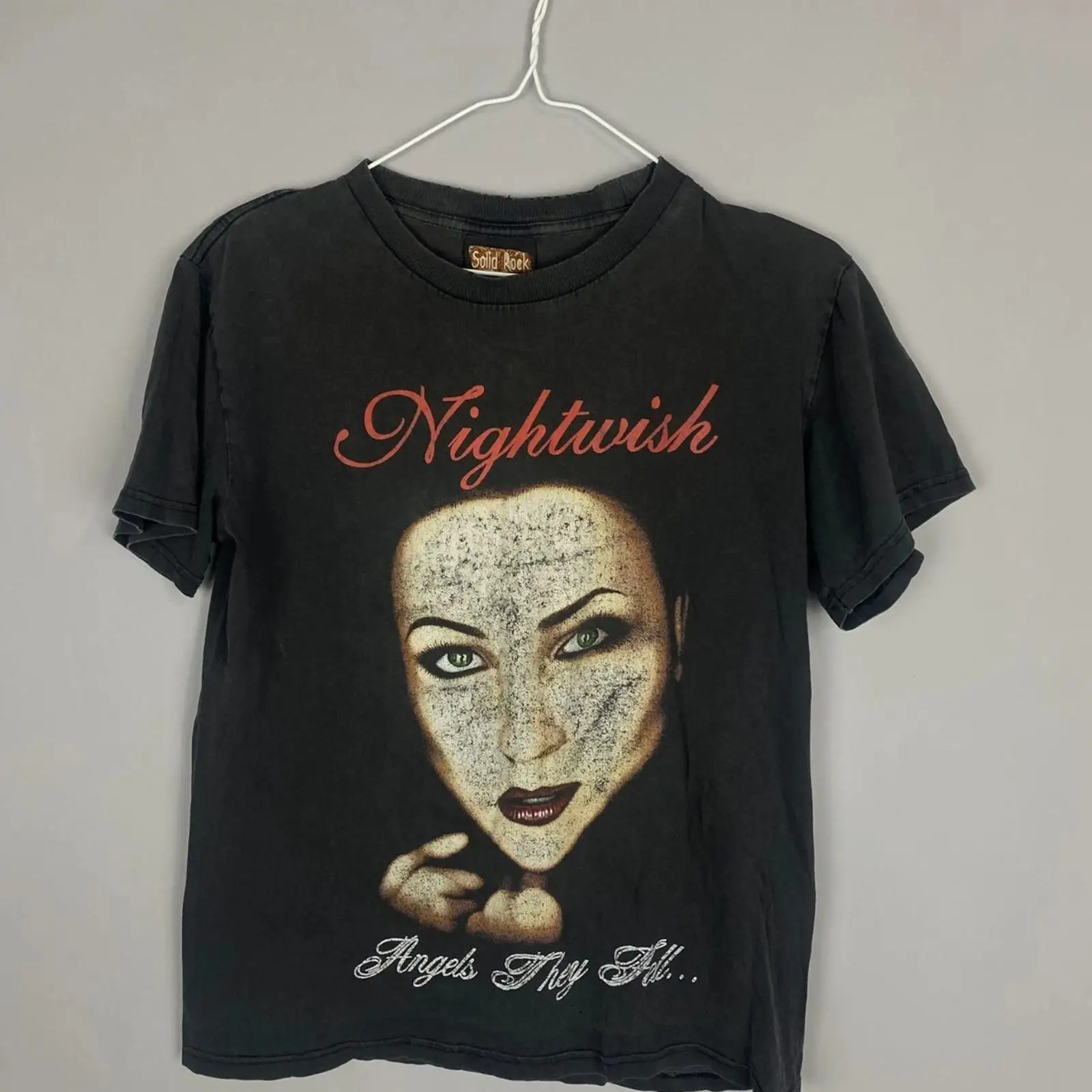 Vintage Fashion Quotes Short - Maglietta vintage Nightwish quot Angels They