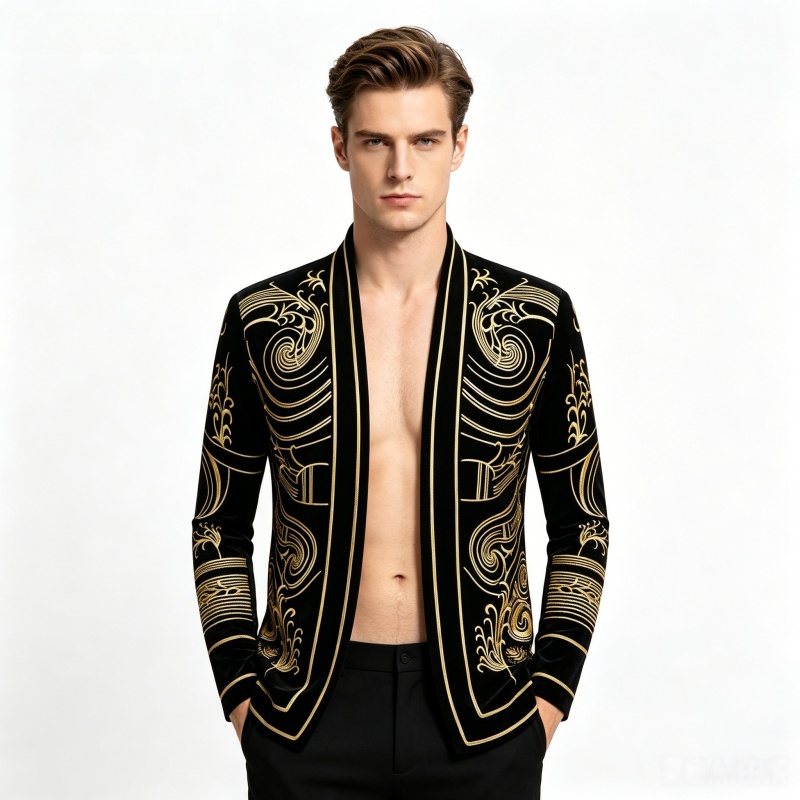 Velvet Blazer Vintage - Giacca da Uomo Vintage in Velluto