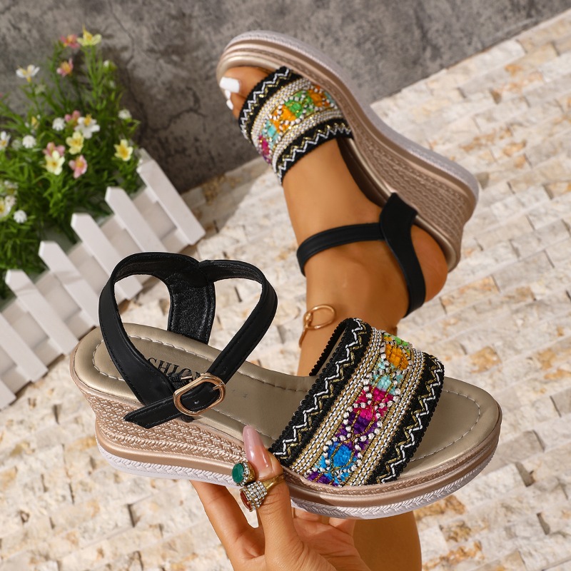 Sandali Estivi da Donna con Ta - Vintage Fashion Prints recensione e prezzo