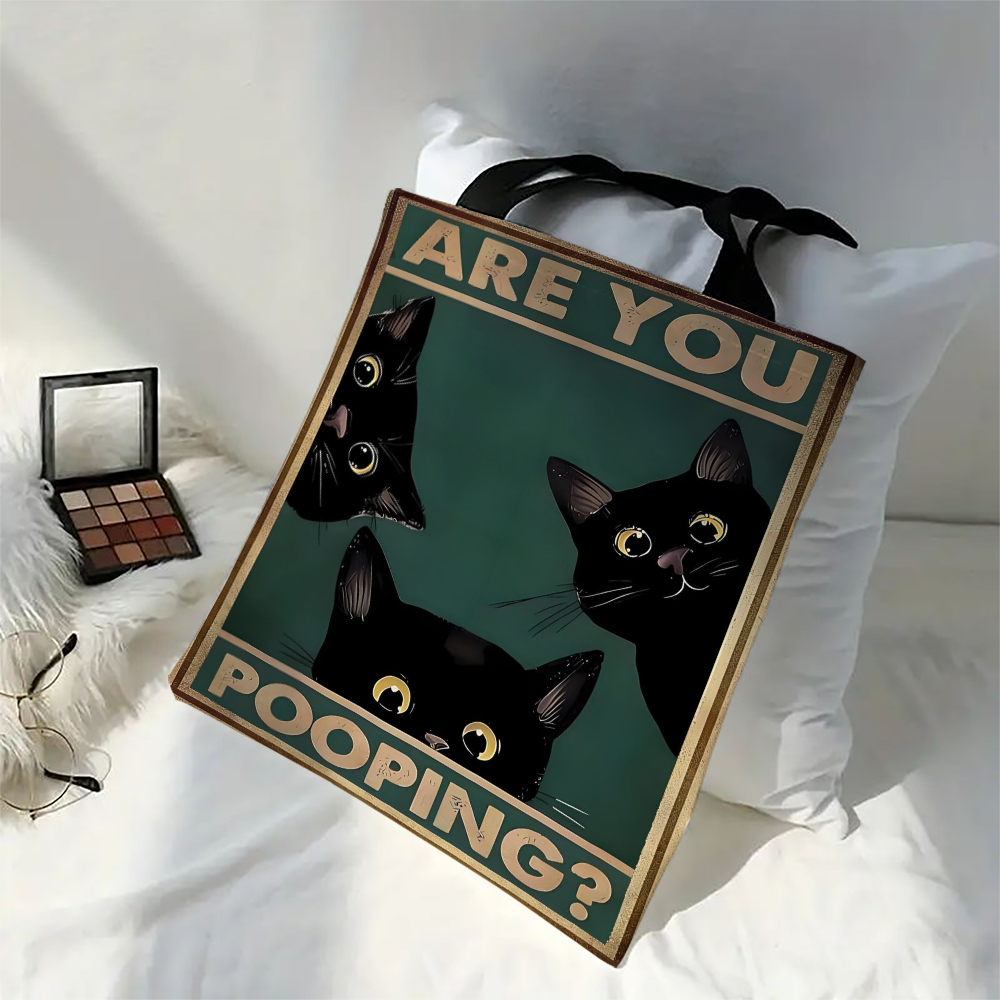 1pc borse a tracolla gatto ner - Vintage Fashion Newspaper recensione e prezzo