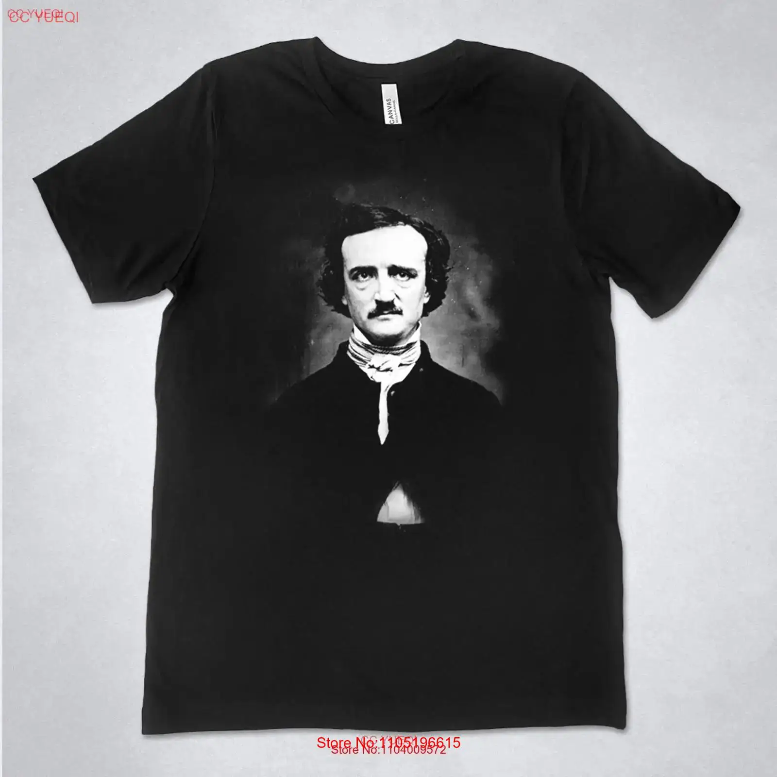 Edgar Allan Poe camicia ritrat - Vintage Fashion Photos recensione e prezzo