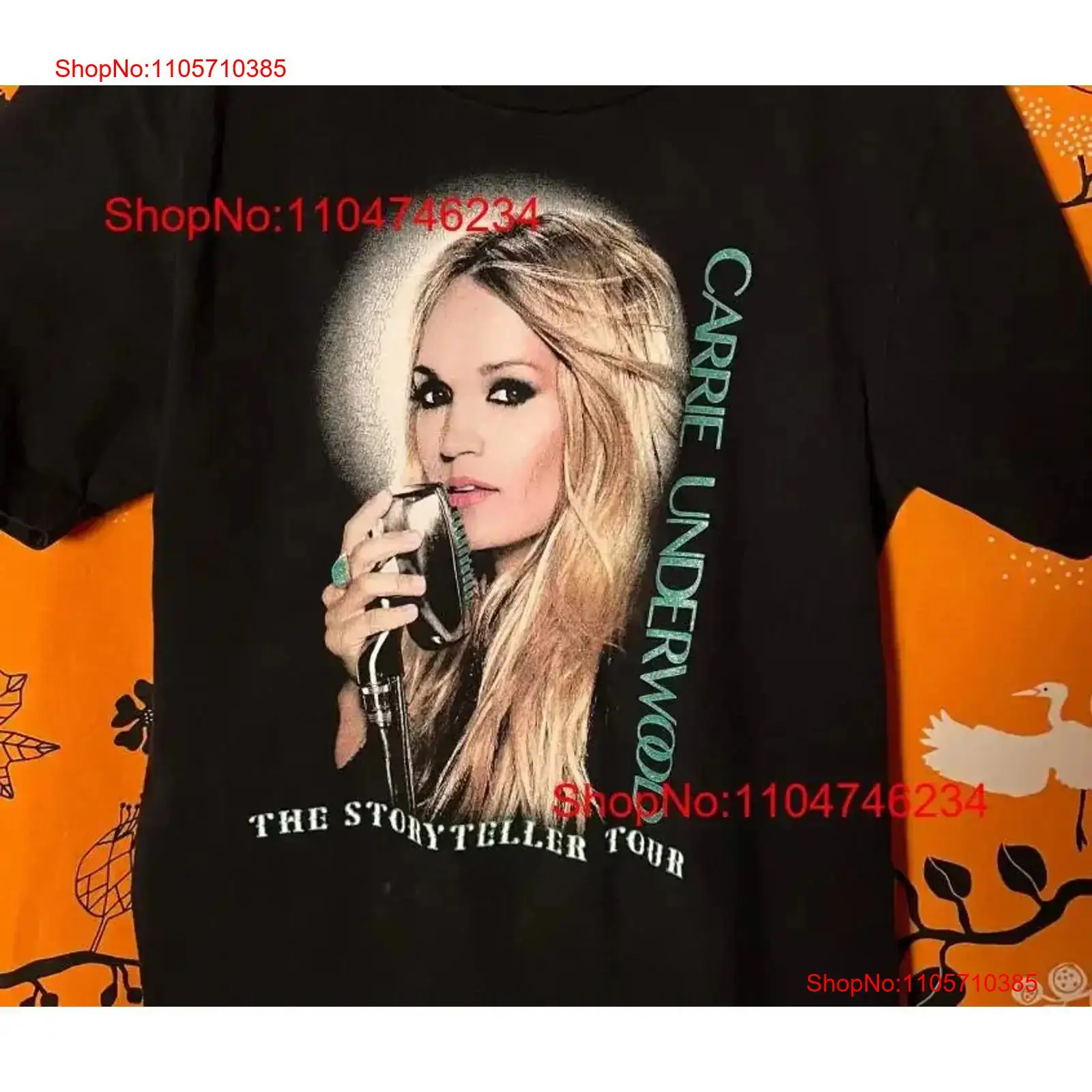 T-shirt Carrie Underwood Unica - Thrift Vintage Fashion Usa recensione e prezzo