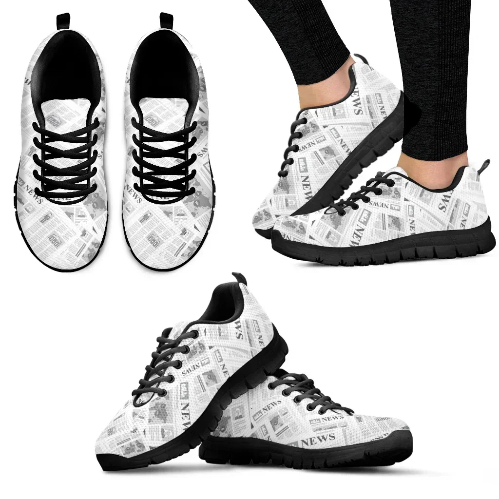 Sneaker Casual da Donna con St - Vintage Fashion Newspaper recensione e prezzo