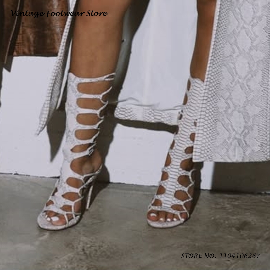Sandali gladiatore ritagliati  - Vintage Fashion Prints recensione e prezzo