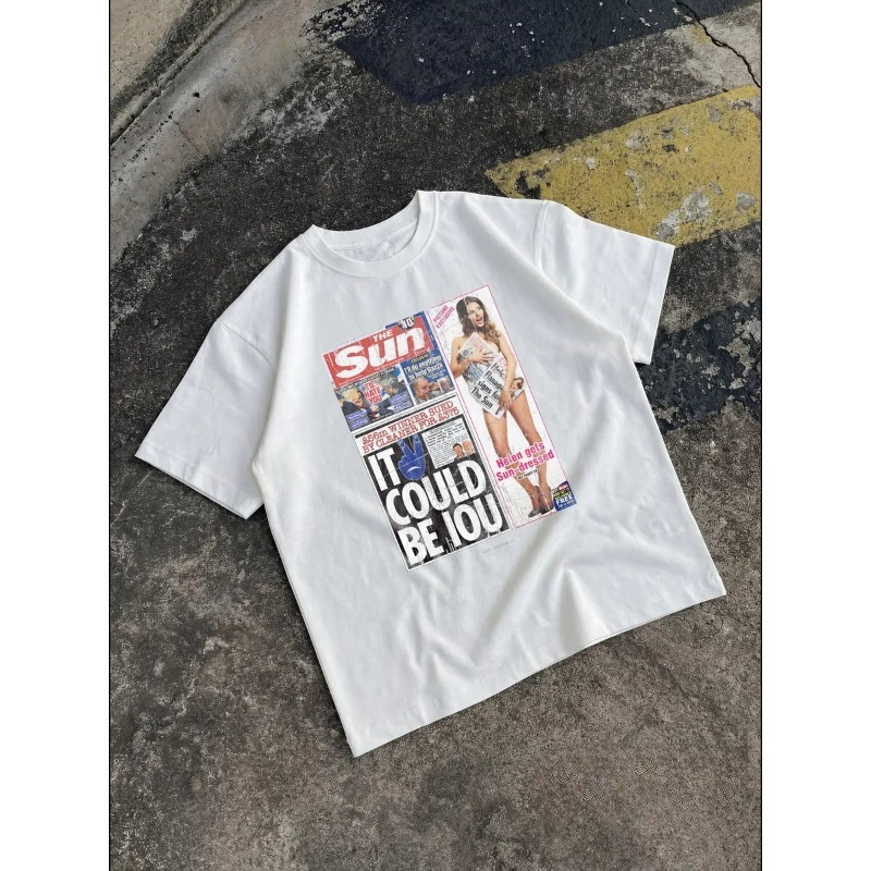 T-shirt Vintage da Donna con S - Vintage Fashion Newspaper recensione e prezzo