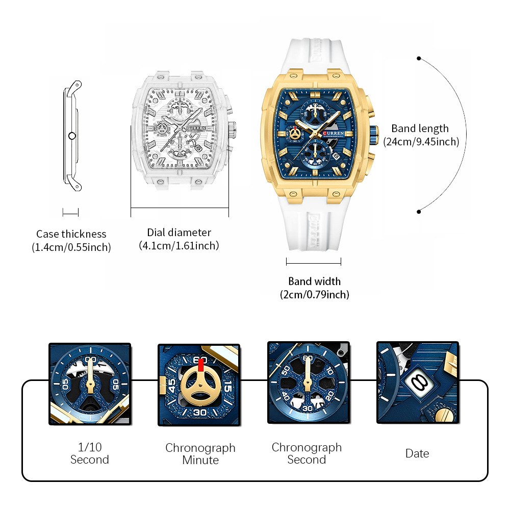 CURREN Orologio vintage di lus - Vintage Fashion Design recensione e prezzo