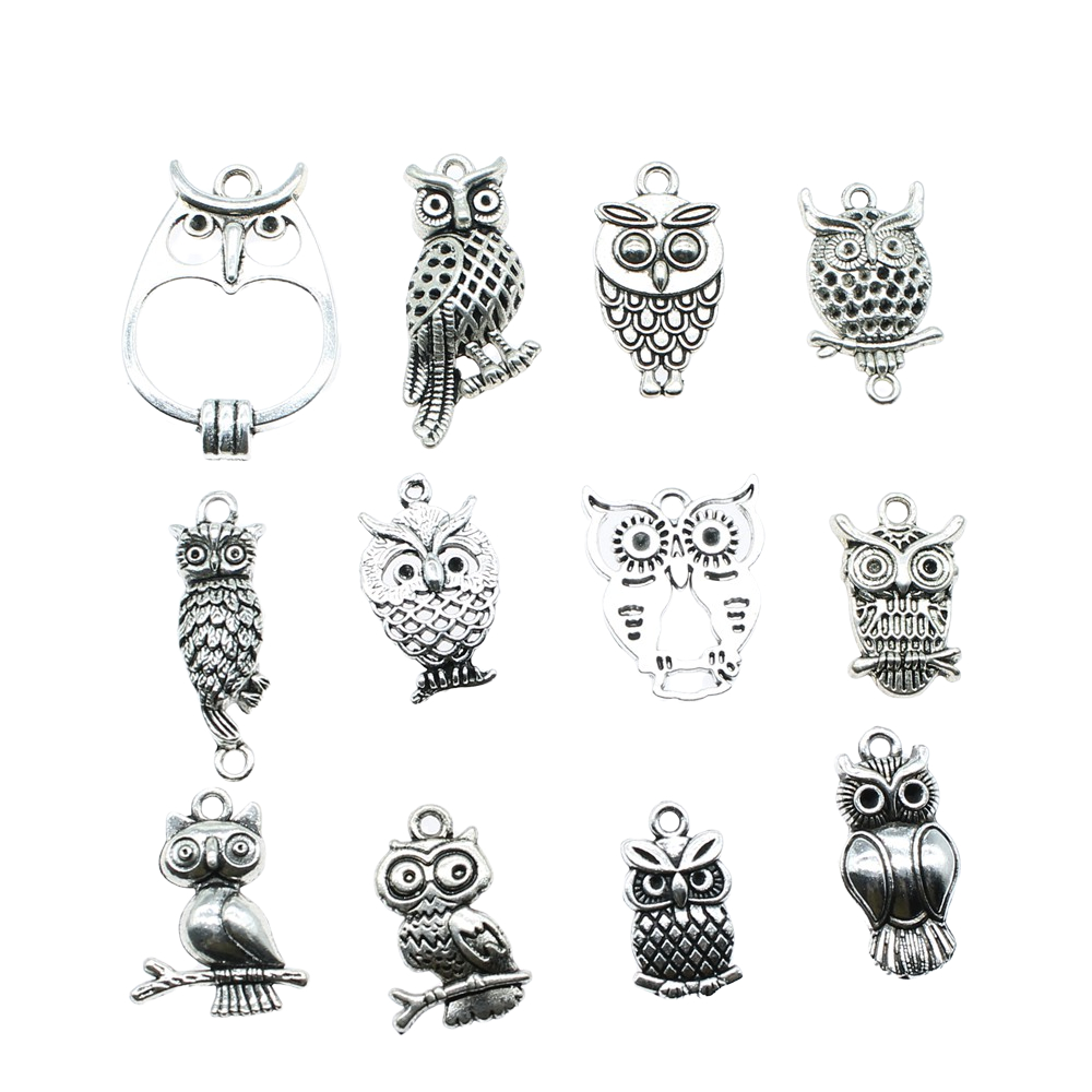 10 ciondoli gufo argento antic - Vintage Fashion Tumblr recensione e prezzo