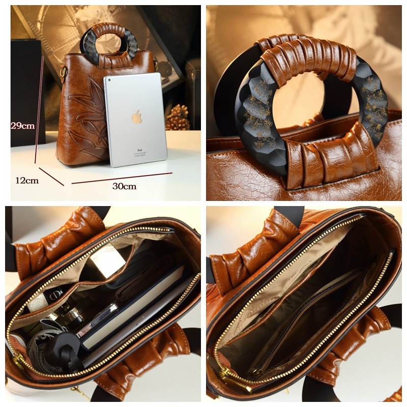 Borsa Donna in Pelle Stile Etn - Vintage Fashion In Chinese recensione e prezzo
