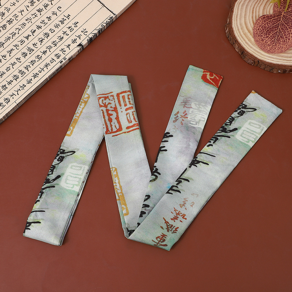 Sciarpa Lunga in Seta Stampata - Vintage Fashion In Chinese recensione e prezzo