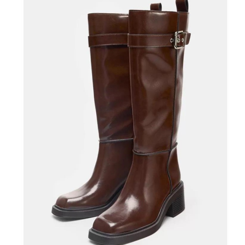 Stivali al ginocchio marroni i - Vintage Fashion Design recensione e prezzo
