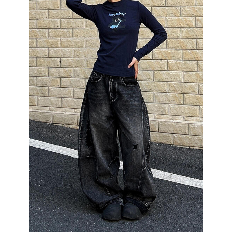 ZHIZOU Donna Tomboy Dark Acade - Mom Jean High Rise recensione e prezzo