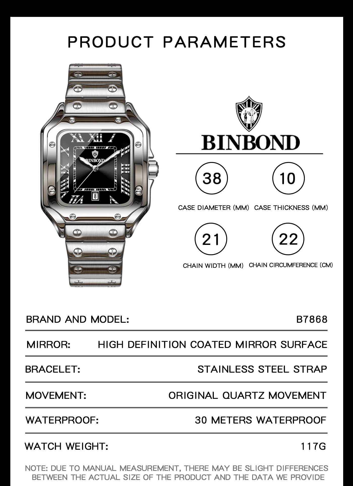 BINBOND Nuovo Modello 7868 Oro - Vintage Fashion Complete recensione e prezzo