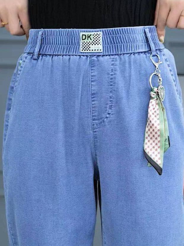 Jeans a Vita Alta a Gamba Drit - Mom Jean High Rise recensione e prezzo