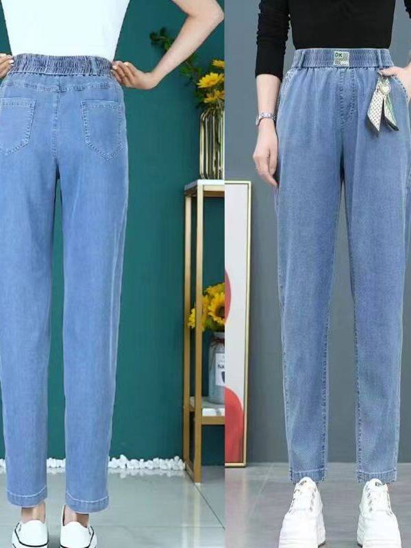 Jeans a Vita Alta a Gamba Drit - Mom Jean High Rise recensione e prezzo