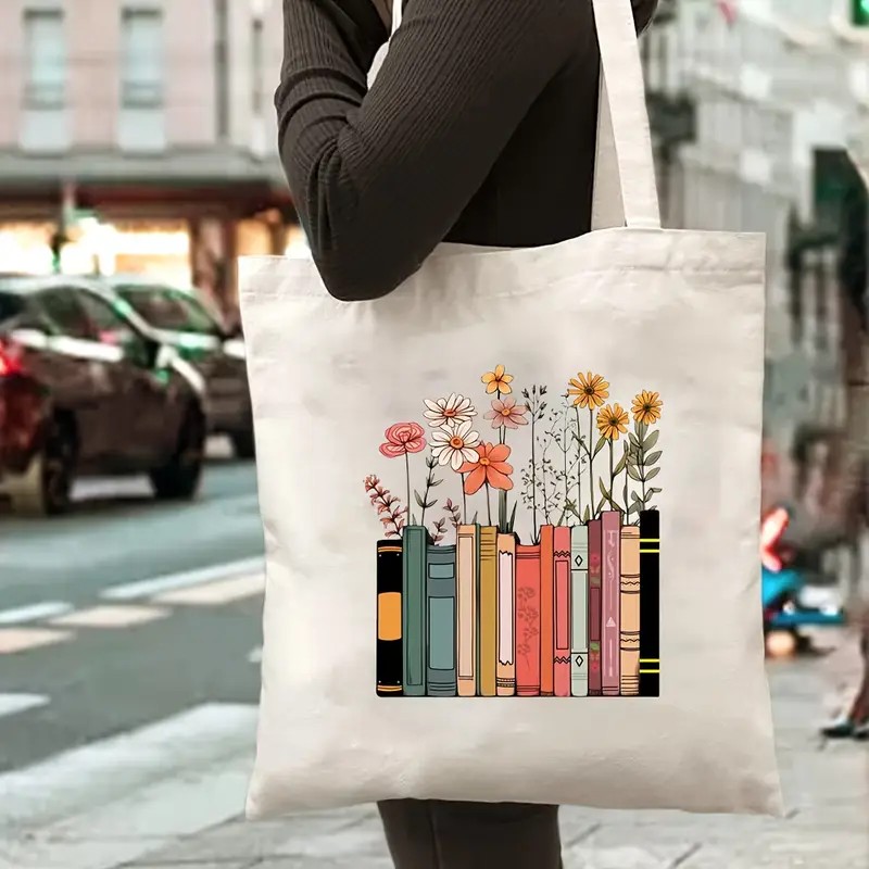 Borsa tote in tela con motivo  - Vintage Fashion Books recensione e prezzo
