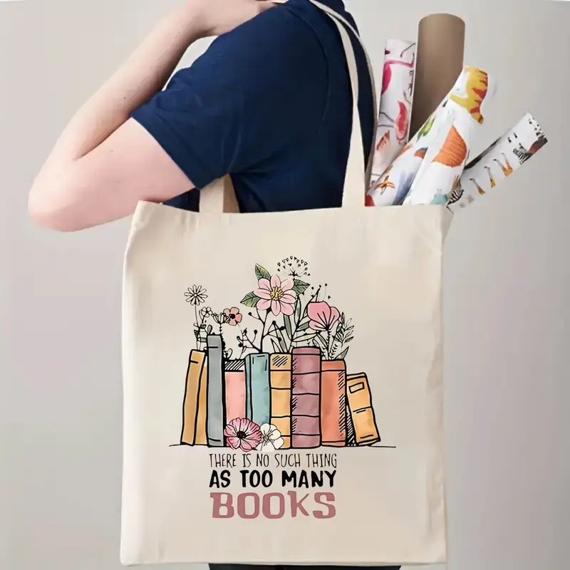 Borsa tote in tela con motivo  - Vintage Fashion Books recensione e prezzo