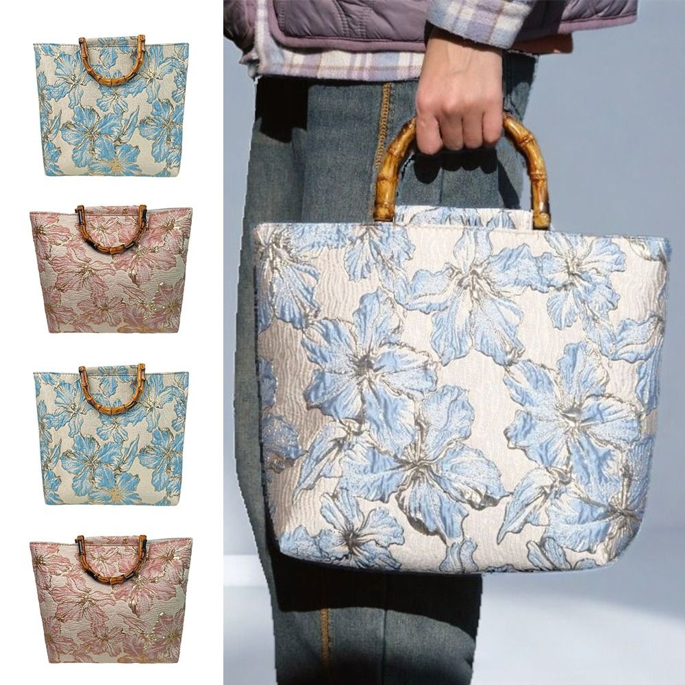 Borsa Tote con Manico in Bambù - Vintage Fashion In Chinese recensione e prezzo
