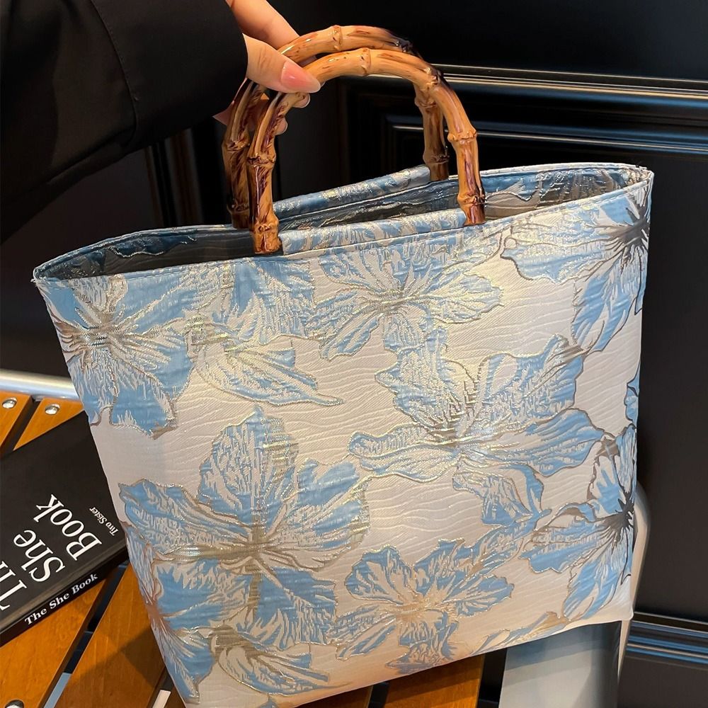 Borsa Tote con Manico in Bambù - Vintage Fashion In Chinese recensione e prezzo