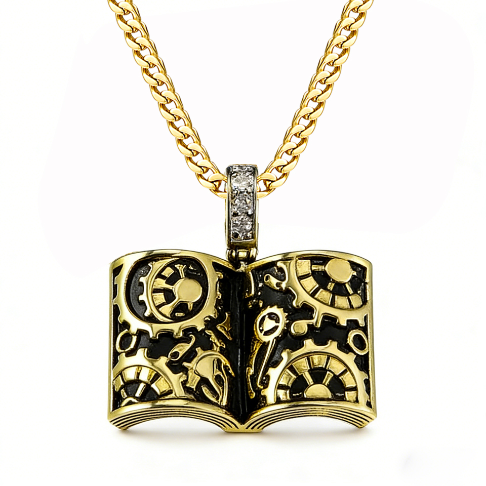 Collana con Ciondolo a Forma d - Vintage Fashion Library recensione e prezzo