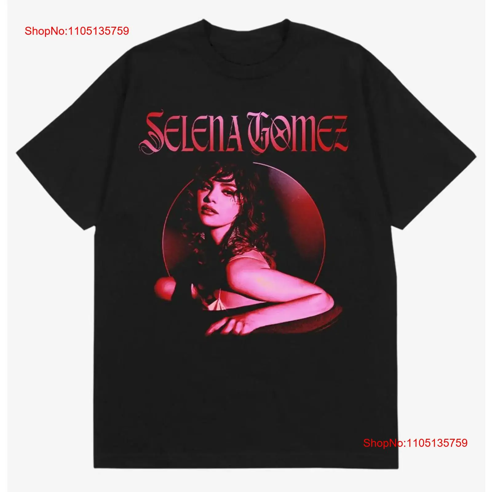 Selena Gomez Red Photo T Shirt - Vintage Fashion Photos recensione e prezzo