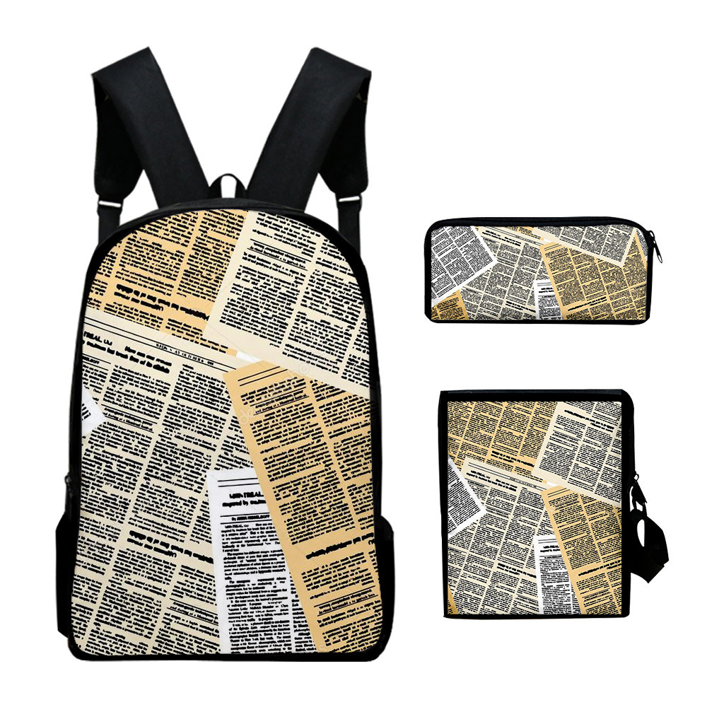 Classico Zaino Scolastico Vint - Vintage Fashion Newspaper recensione e prezzo