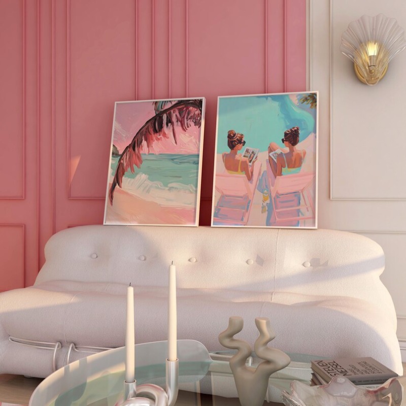 Poster Vintage Estivo per Fest - Vintage Fashion Wall Art recensione e prezzo