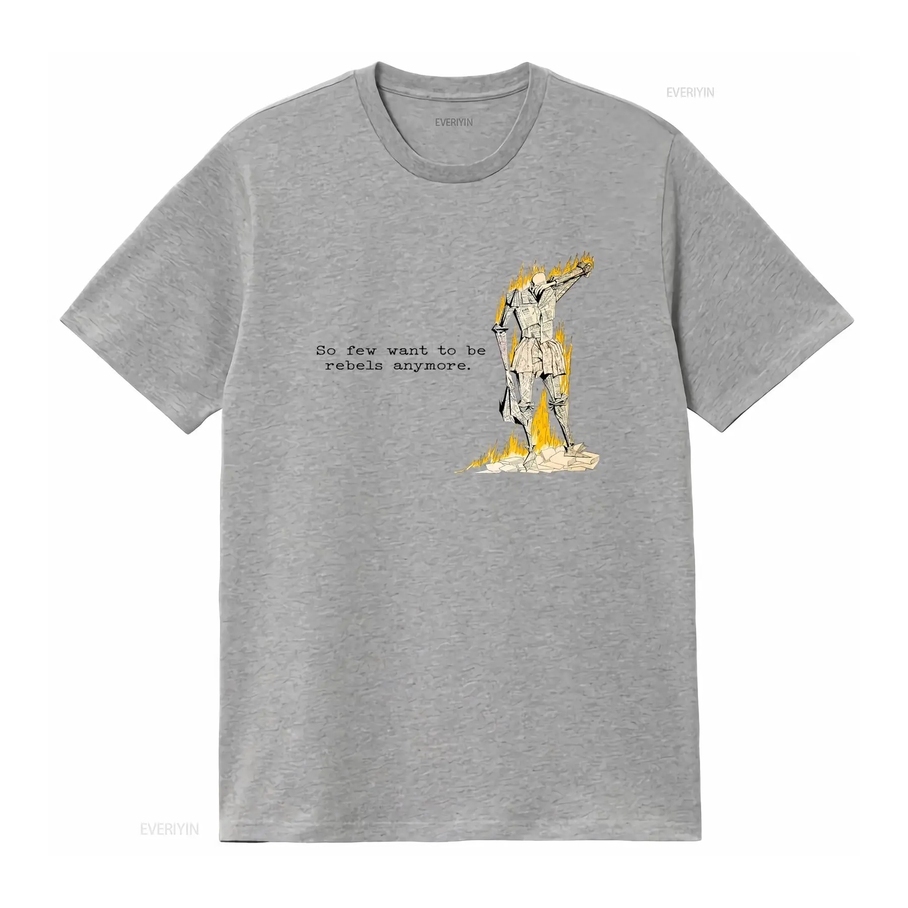 T-shirt casual da uomo con sta - Vintage Fashion Newspaper recensione e prezzo