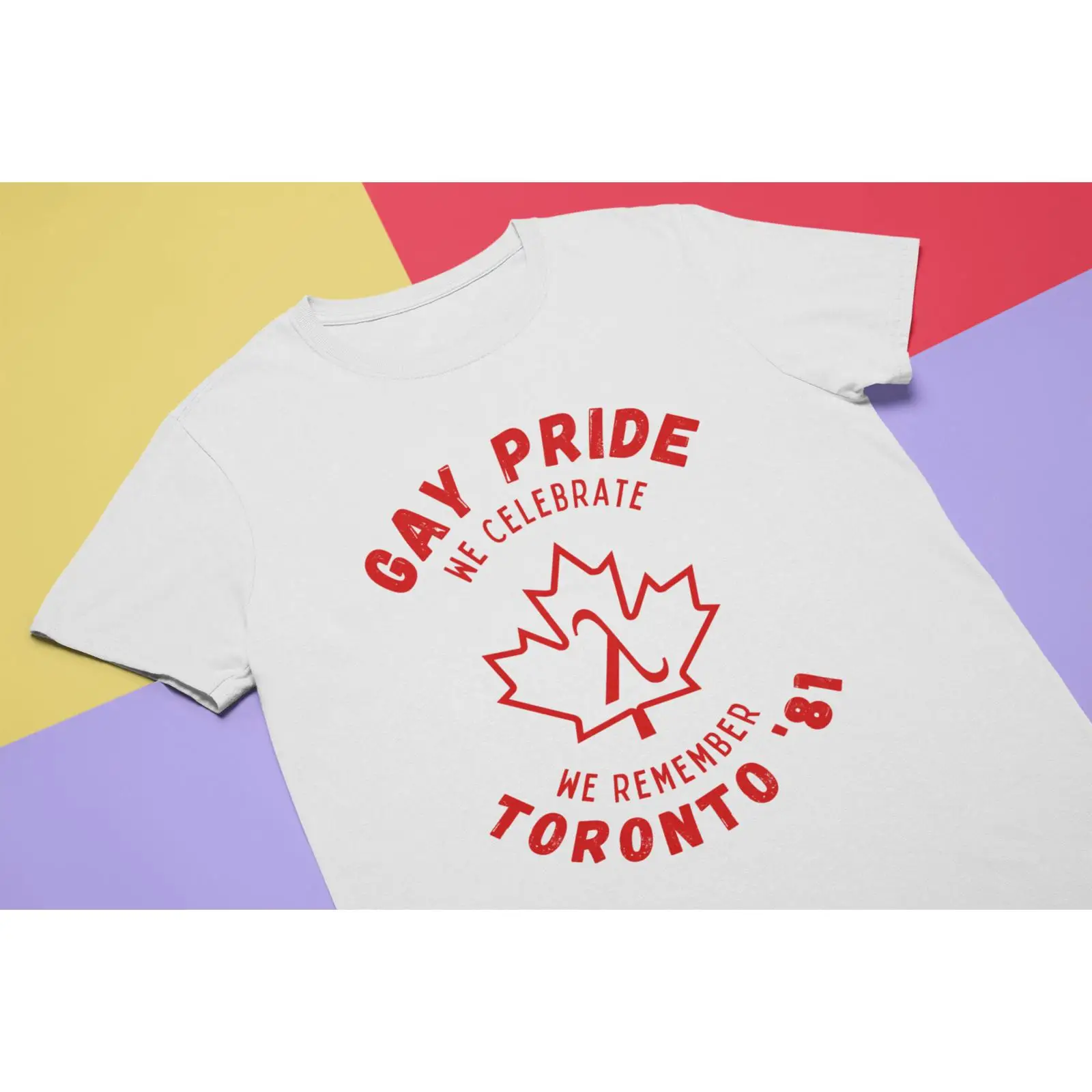 T-shirt Vintage Gay Pride Toro - Vintage Fashion Toronto recensione e prezzo