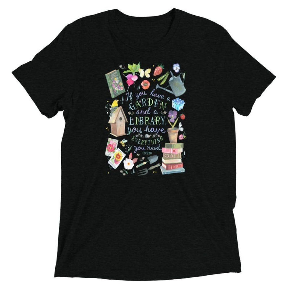 T-shirt Triblend unisex Garden - Vintage Fashion Library recensione e prezzo