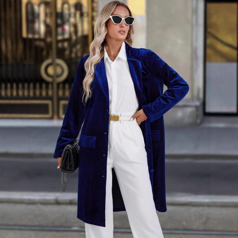 Nuovo Cappotto Trench in Vellu - Velvet Blazer Vintage recensione e prezzo